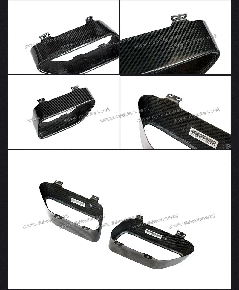 High Quality Carbon Fiber Exhaust Tips Muffler Pipe for Mclaren 650s Auto Accessory