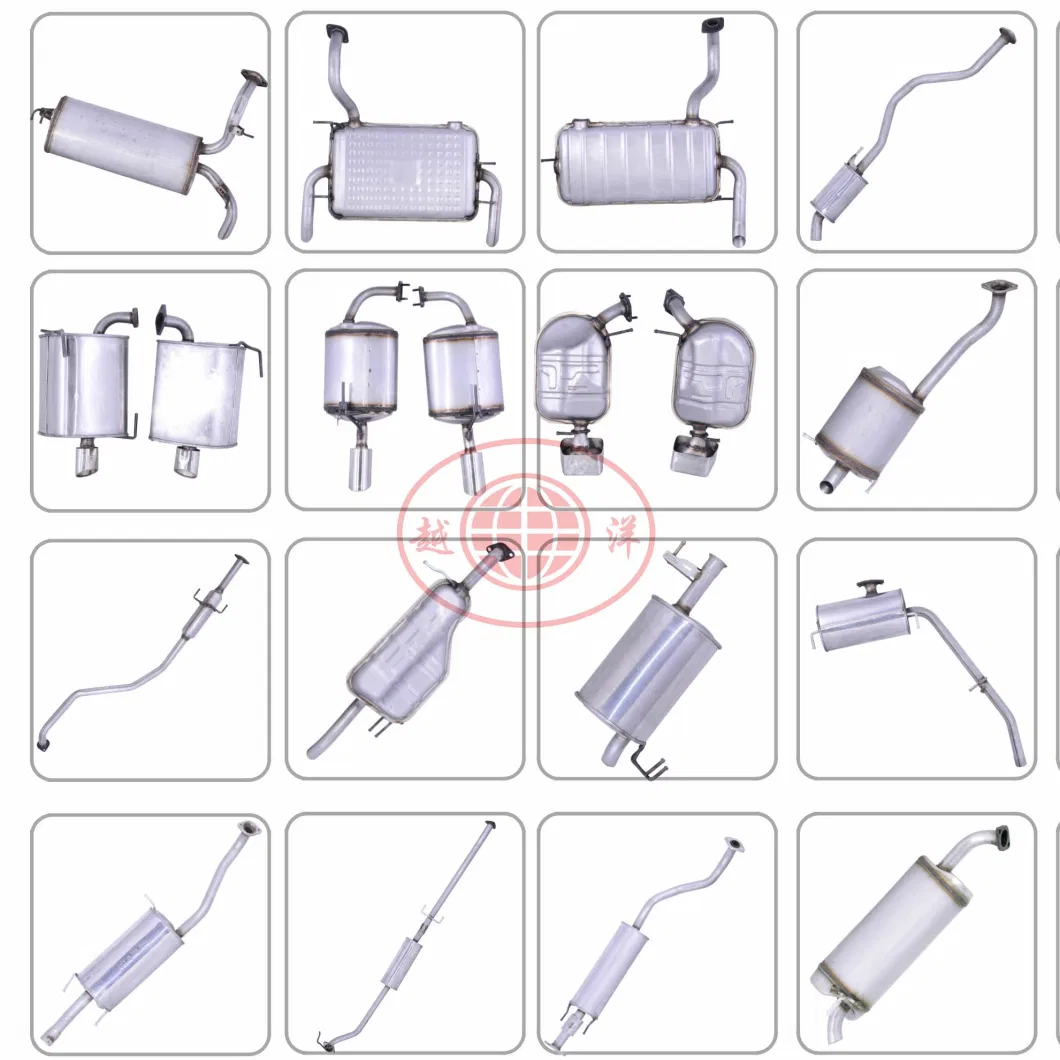 Escape Silencer Universal Car Exhuast System Exhaust Pipes Muffler