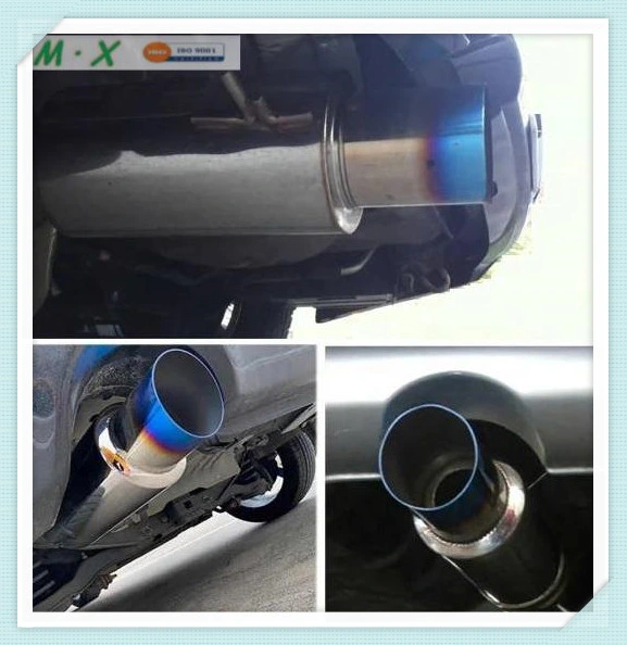 High Performance Stainless Steel Silencer Exhaust Tip Tail Pipe Tail Titanium End Down Straight Pipe