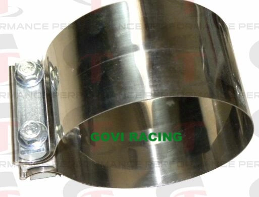 304 Stainless Steel Lap Joint Band Exhaust Pipe Clamp