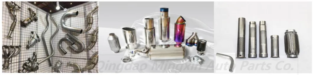 High Performance Stainless Steel Silencer Exhaust Tip Tail Pipe Tail Titanium End Down Straight Pipe