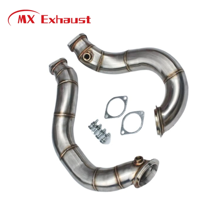 N54 Downpipe Exhaust Down Pipes for B*Wm 135I 335I 335is E82 E88 E92 E93 Stainless Steel 3inch