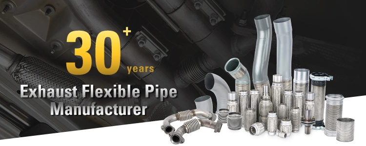 Double Layers Exaust Flexible Pipe with Interlock