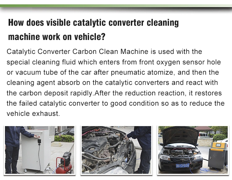 Exhaust System Cleaning Machine Supplier Catalytic Cleaner System