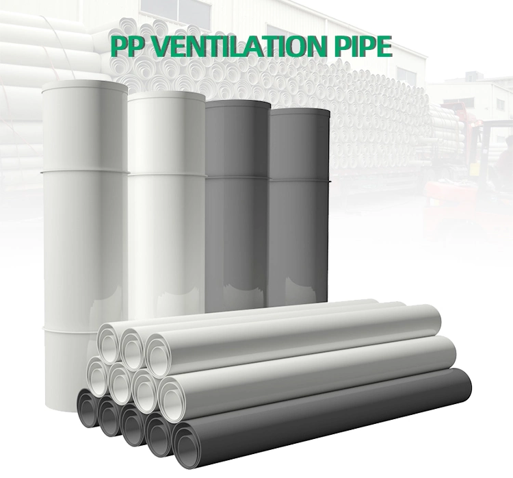 Air Duct Manufacturing PP Polypropylene Exhaust Pipe