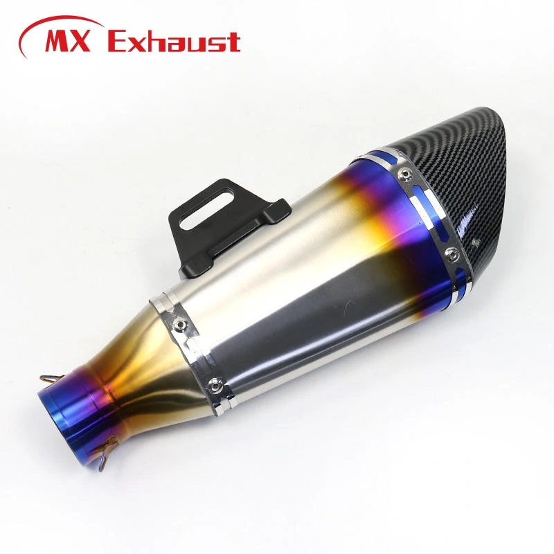 New Universal Motorcycle Exhaust Pipe Modified Motorcycle Carbon Exhaust Muffler