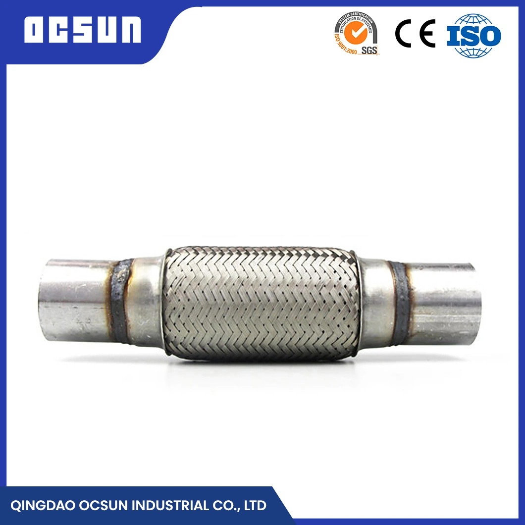 Ocsun Exhaust System Dedicated Sensor Flange Factory Exhaust System Component Flexible Exhaust Pipe China 304 Stainless Steel Material Exhaust Flexible Pipes