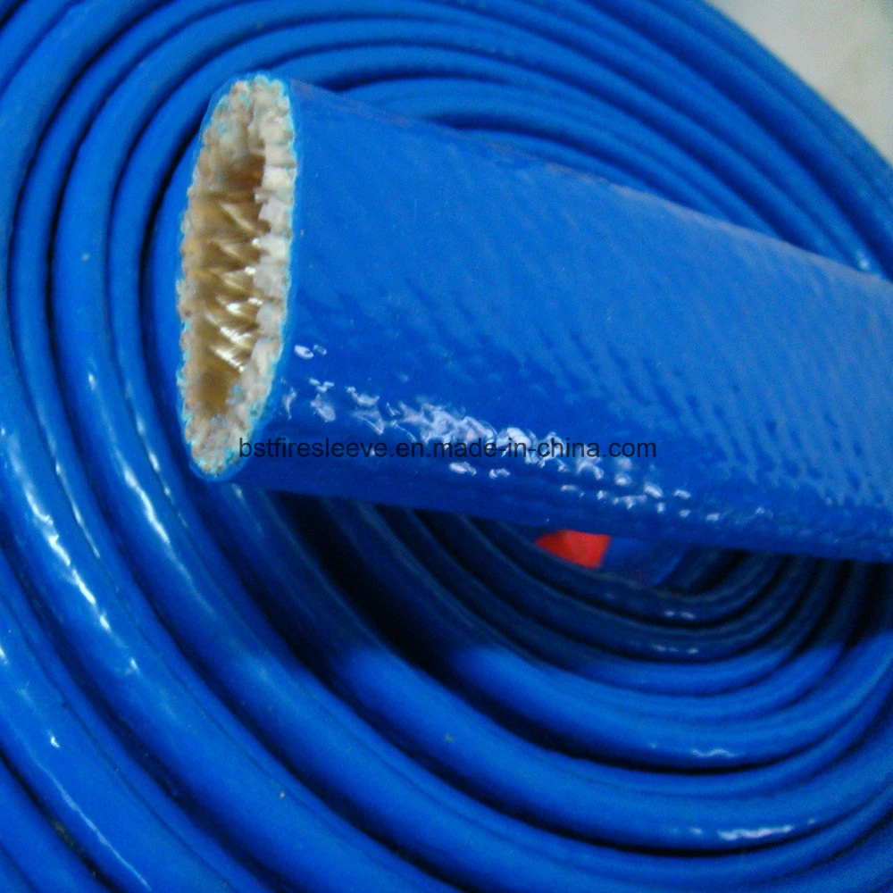 High Temperature Proof Textile Glass Fibre Protection Insulation Silicone Coated Fiberglass Exhaust Pipe Heat Sleeve