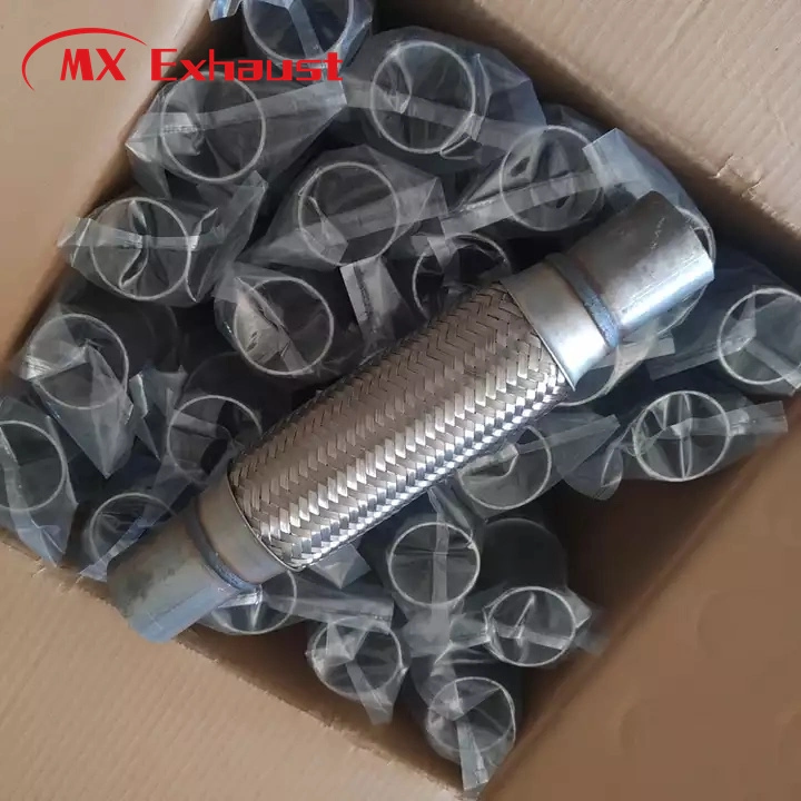 Auto Stainless Steel 304 Flexible Systems Auto Joint Flex Bellows Interlock Exhaust Muffler Pipe