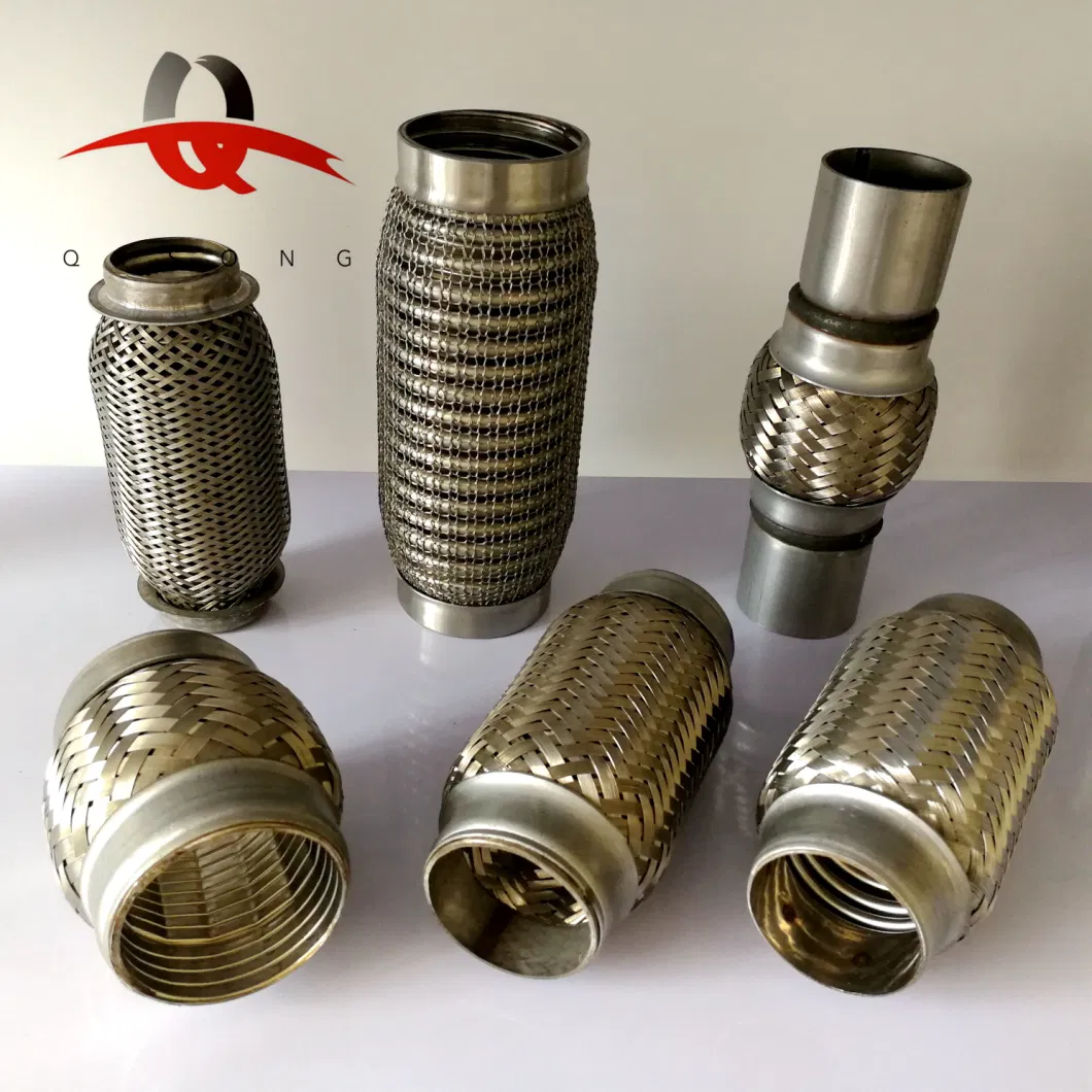 [Qisong] High Quality Auto Parts Qiauts Exhaust Flexible Pipes Corrugated Pipes