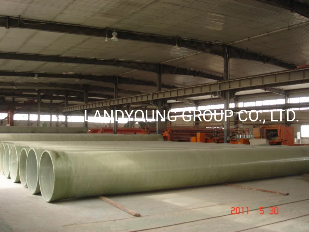 Continuous Filament Winding Process GRP Pipe FRP Storm Water/Agriculture Irrigation Pipe