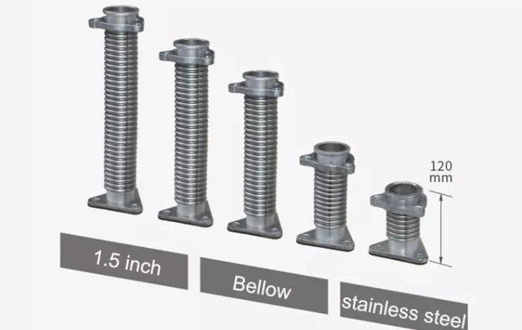 Cast Iron Triangular Flange Adapter for Flexible Pipe 1.5 Inch