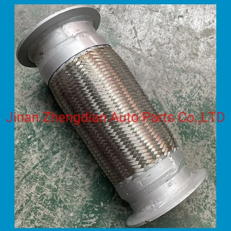 Dz95259540018 Auto Metal Exhaut Flexible Pipe for Shacman Delong M3000 F3000 Truck Spare Parts Beiben North Benz Sinotruk HOWO FAW Foton Truck Spare Parts