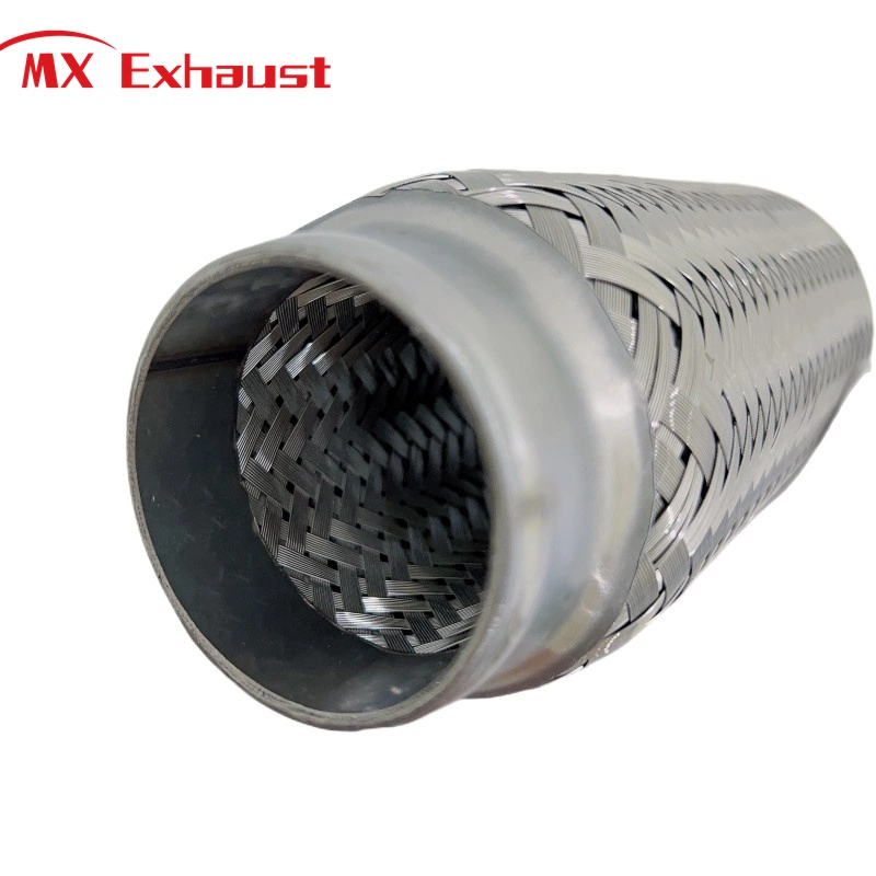 Auto Stainless Steel 1.75&quot; Exhaust Flexible Flex Pipe for Generator Car Braided Corrugated Bellows Exhaust Coupling Flex Joint