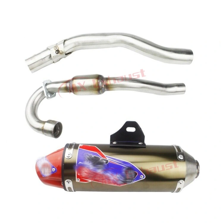 Motorcycle Exhaust Muffler + Front Link Pipe Tubo Escape Moto System for Honda Crf150 Crf230 Crf250 Crf150f Crf230f 2003 - 2016