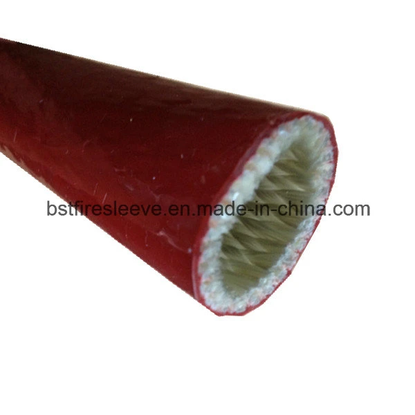 Silicone Rubber Coated Fiberglass Insulation Sleeve for Exhaust Pipe