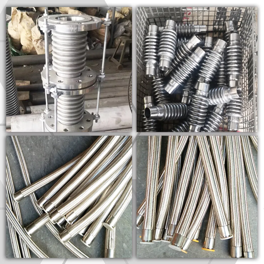 Stainless Steel Compressible Braided Muffler Flexible Pipe