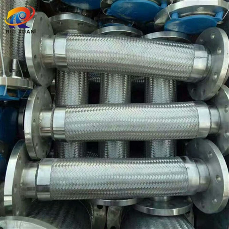 Heat Resistant Stainless Steel Braided Steam Gas Hose High Pressure Flexible Metal Hose Pipe