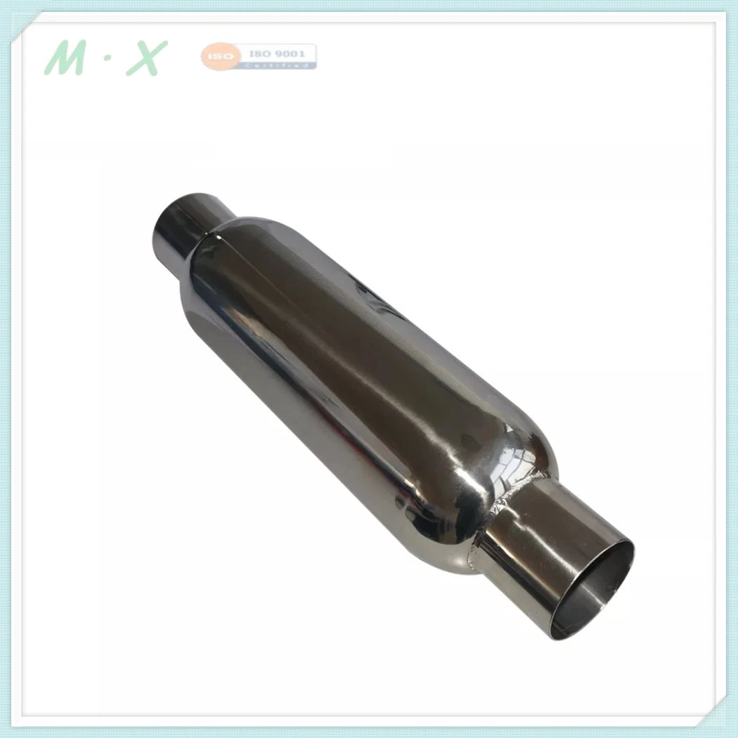 5&quot; Inlet/ 6&quot;Outlet 10&quot;X 44.5&quot; Round Truck Ss409 Stainless Steel Factory Supply Car Truck Silencer Exhaust Highflow Muffler