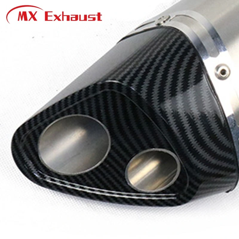 New Universal Motorcycle Exhaust Pipe Modified Motorcycle Carbon Exhaust Muffler