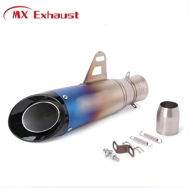 Sc Project 2 Layer Exhaust Hayabusa Motorcycle 51mm 60mm Muffler Tail Pipe for Kawasaki Ninja 400 Z400 2017-2021