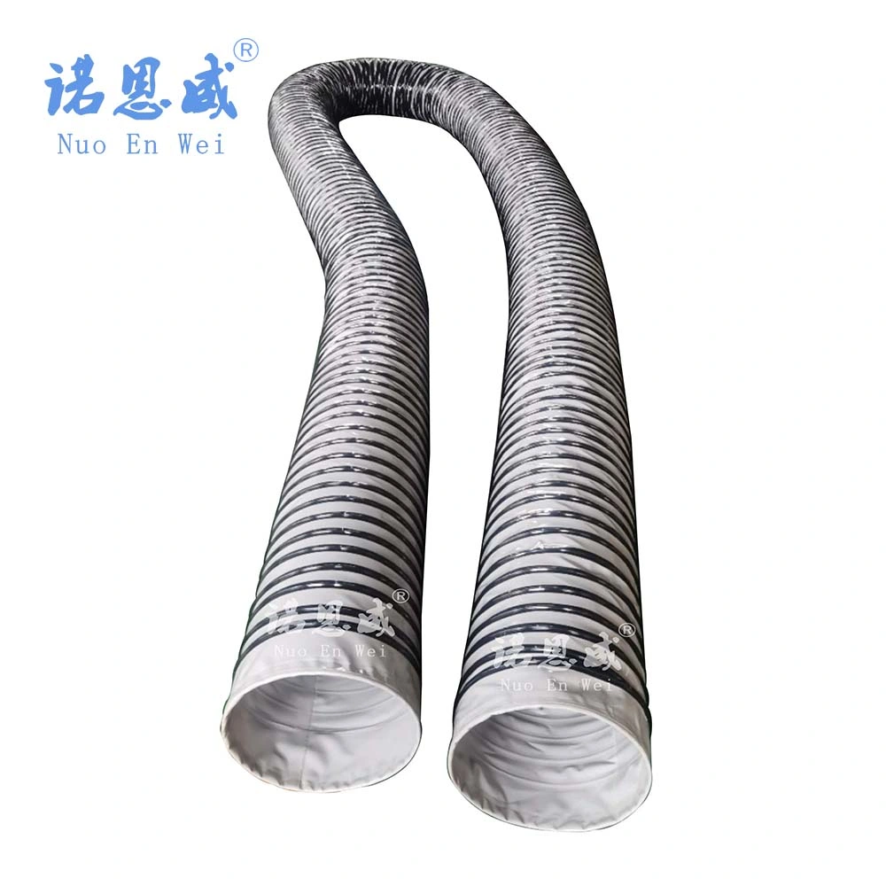 100mm-1500mm Fireproof Negative Pressure Flexible Ventilation Air Duct Air Conditioning PVC Duct Exhaust Flexible Pipe