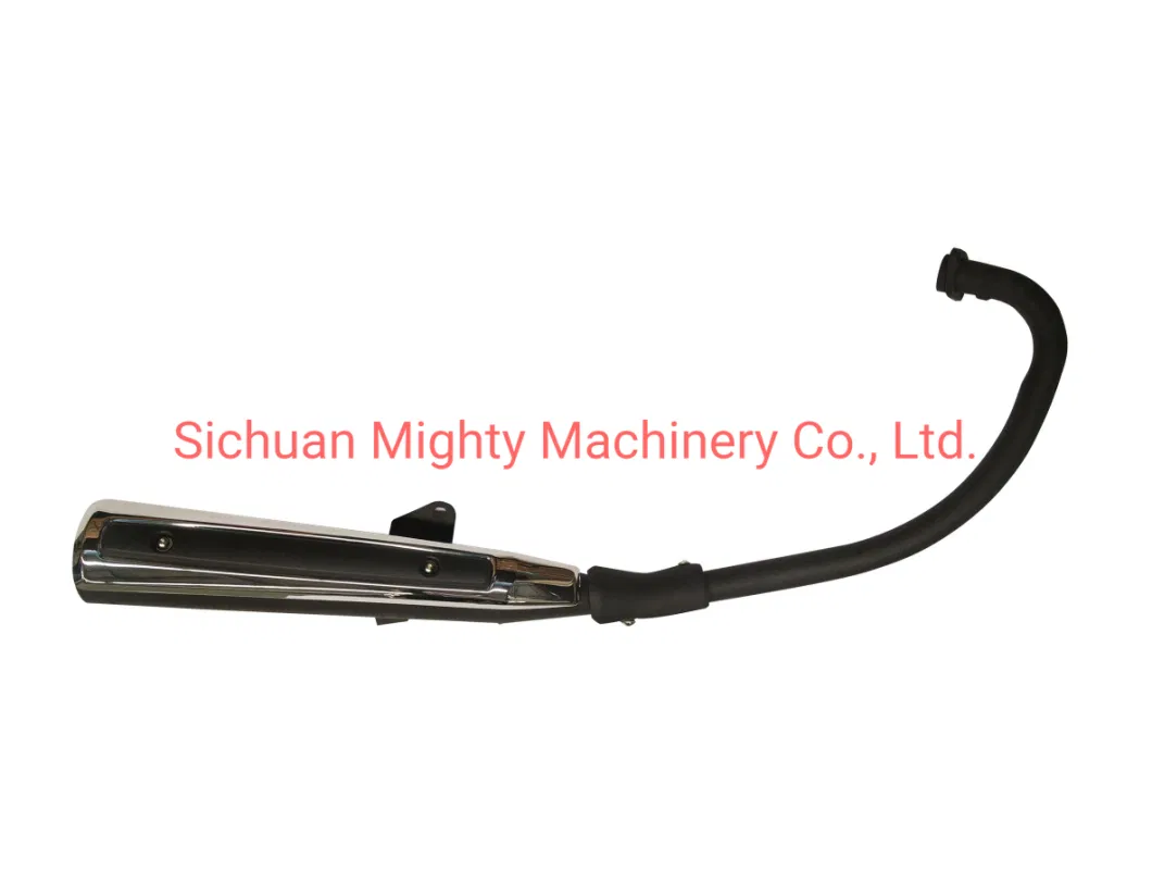 Motorcycle Electroplated Fishtail Muffler Exhaust Pipe Rear Section SDH125-50A for Honda