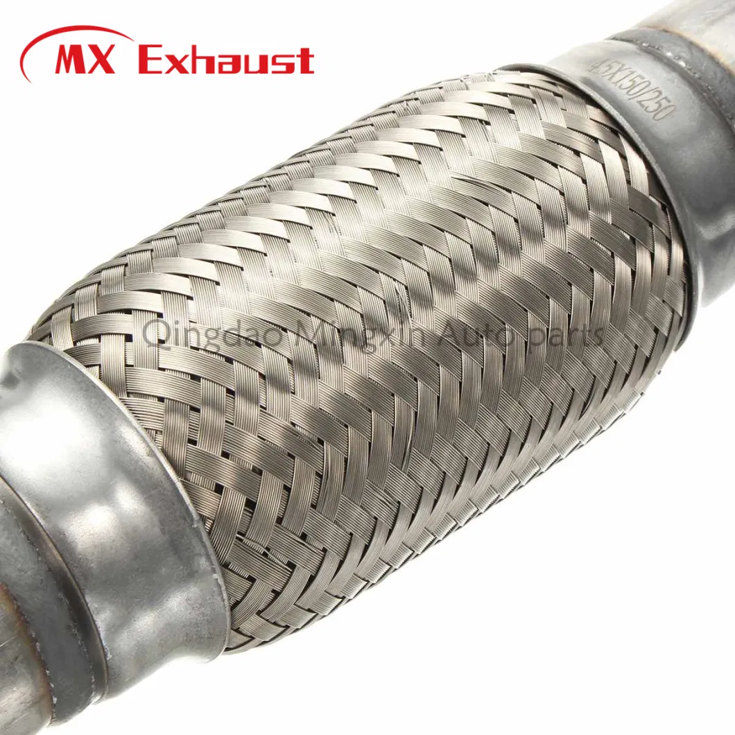 Universal Stainless Steel Auto Exhaust Flex Pipe Flexible Pipe with Nipple