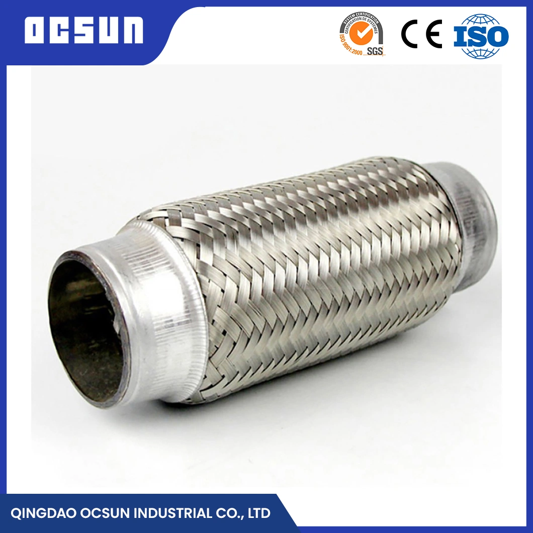 Ocsun Exhaust System Dedicated Sensor Flange Factory Exhaust System Component Flexible Exhaust Pipe China 304 Stainless Steel Material Exhaust Flexible Pipes