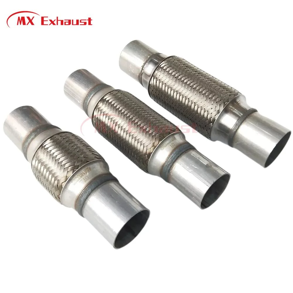 Exhaust Bellows Car Exhaust Flex Mesh Pipe with Extension Tube