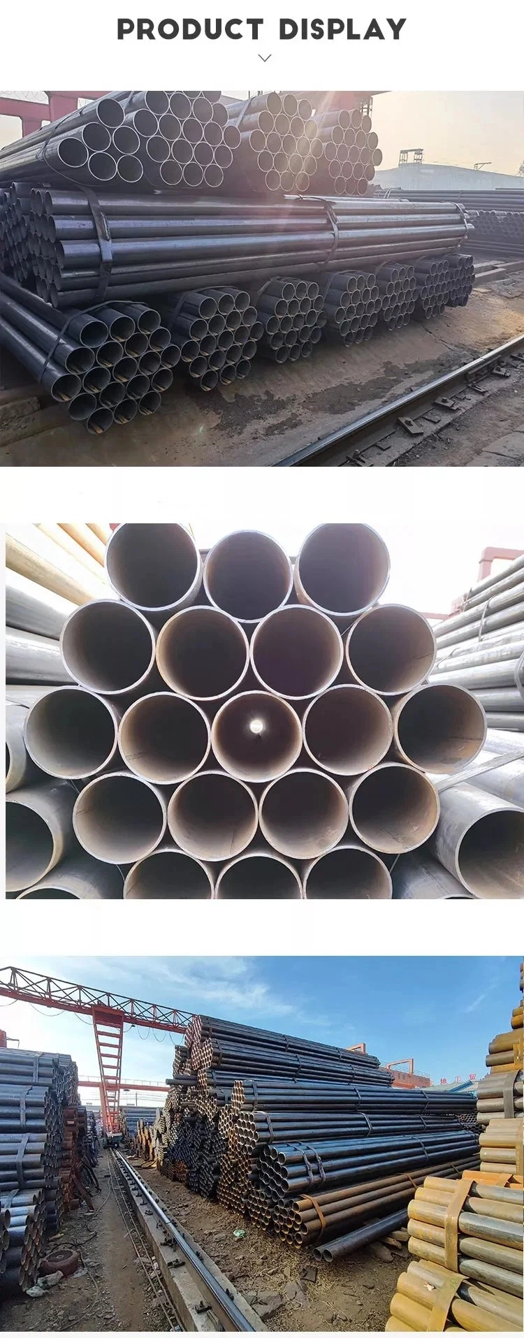 ASTM Seamless/Welded Stainless Steel Square Round Pipe 201 202 301 304 310S 316 430 304L 316L Ms Pipe for Construction Exhaust Flexible Pipe Steel Tube Pipe