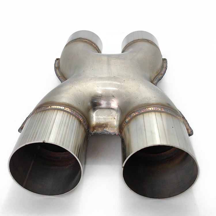 High Performance Ss201/409 Exhaust Pipe 2&quot; Car Exhaust X Pipe for Cars