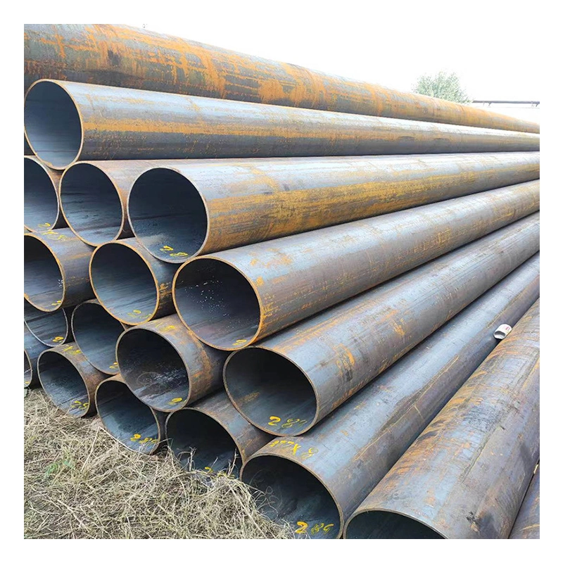 High Quality Sch60 Sch80 Q195 Q235B ERW Steel Pipe 60mm 2mm ERW Hot-Rolled Carbon Steel Pipe for Car Used Tubing