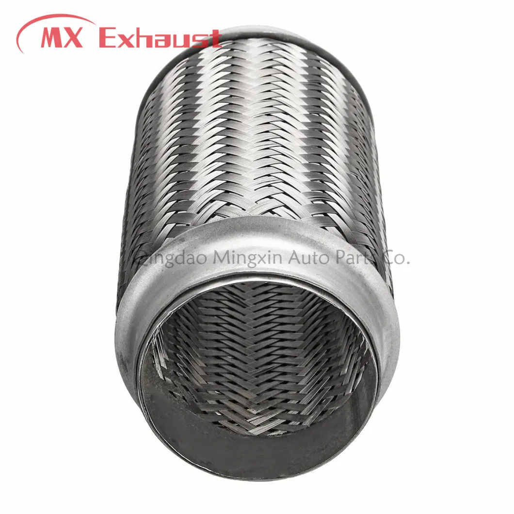 Stainless Steel Exhaust Bellow Flex Pipe in Double Braided