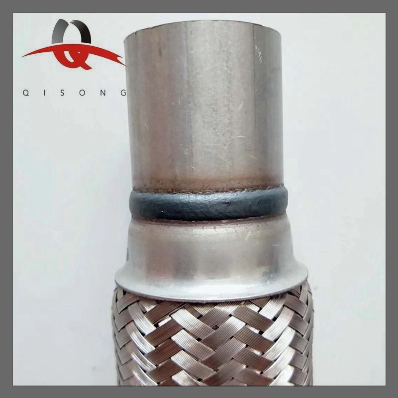 [Qisong] Durable Quality Exhaust Flexible Pipe with Outer Braid