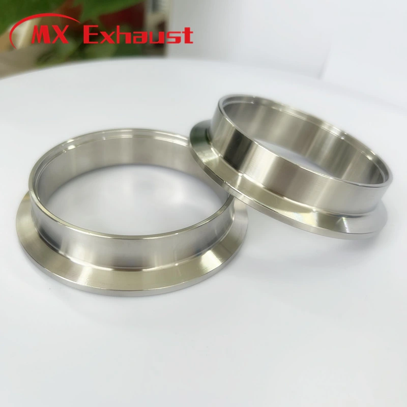 2/3/4 Inch Stainless Steel Exhaust V Band Clamp Retrofit of Exhaust Pipe with Male Female Flange