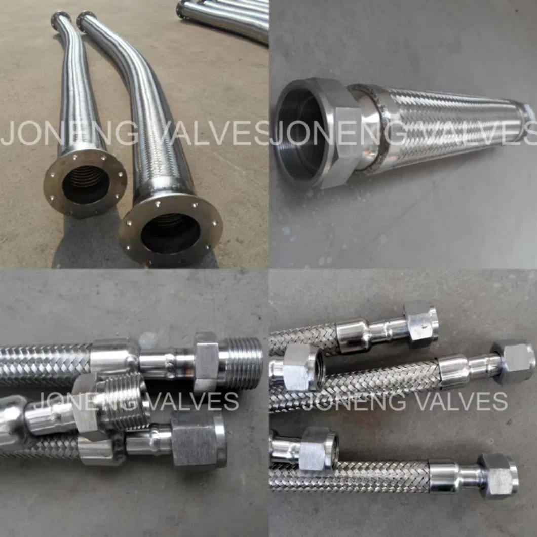 Stainless Steel Sanitary Universal Braided Reinforced &fcy; &lcy; &acy; &ncy; &iecy; &tscy; Flanged Corrugated Pipe for Steam