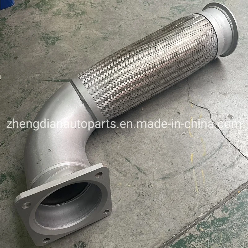 0704900009 5184900209 Truck Steel Exhaust Flexible Pipe for North-Benz Beibentruck Beifangbenchi Heavy Truck