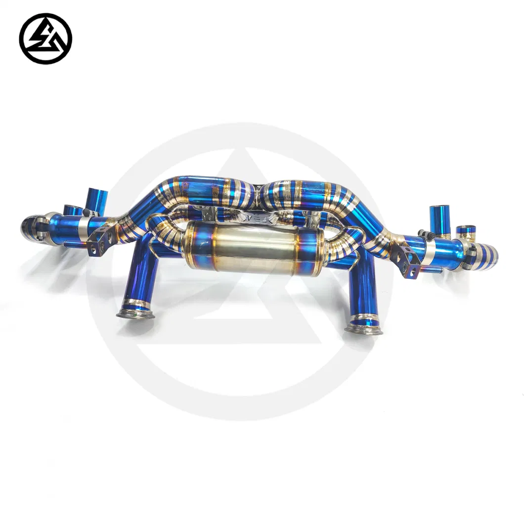 ODM Csz Titanium Exhaust System for Audi R8 V10 5.2L Exhaust Pipe Axleback Muffler