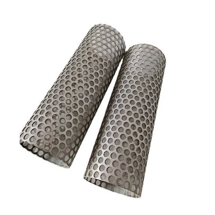 410s 430 20mm 9mm Diameter Seamless Stainless Steel Perforated Pipe Price Fittings for Exhaust System