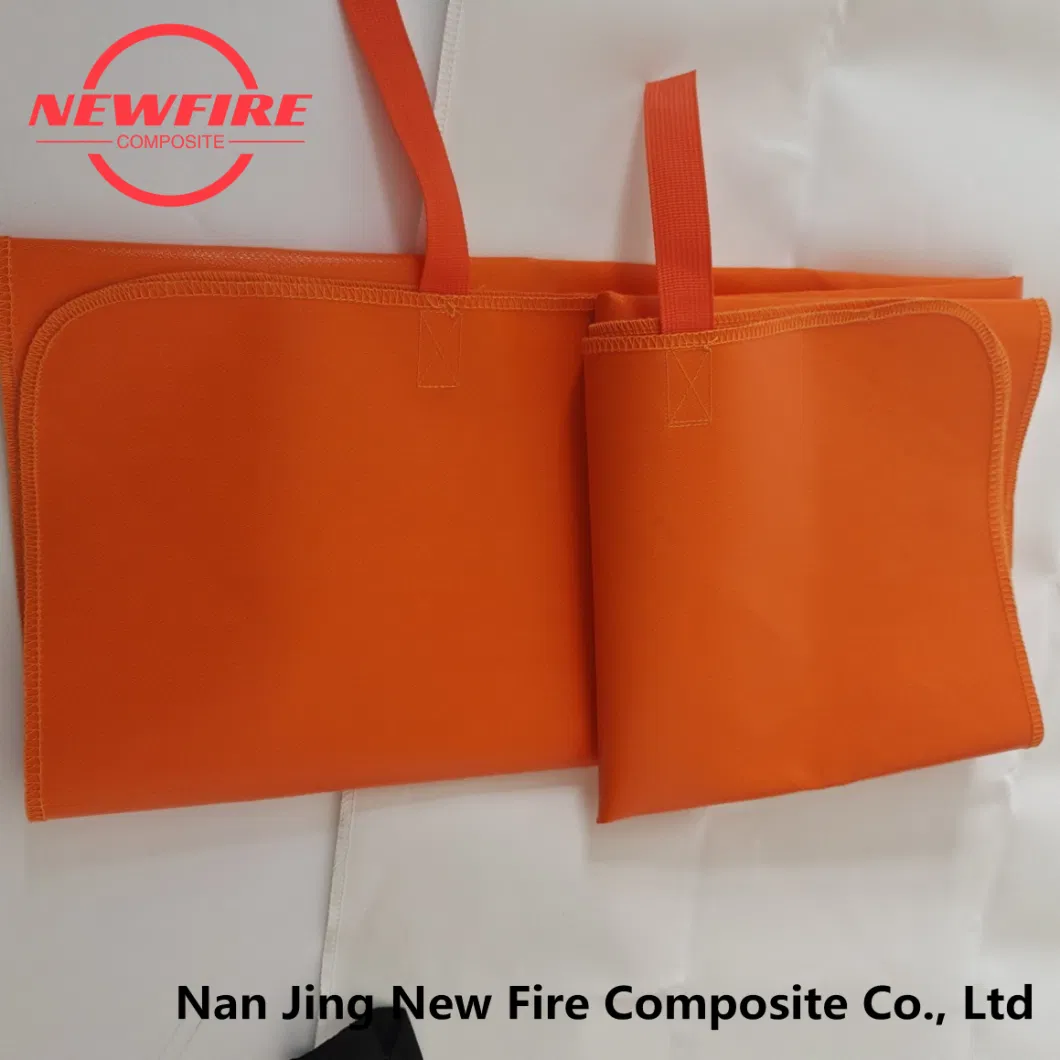 Safety Escape Multifunctional Fire Blanket Silicone Coated Fiberglass Fabric for Emergency/House/Car