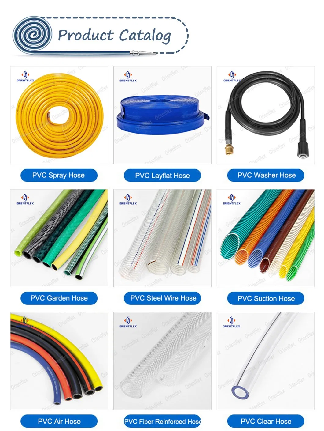 Flexible PVC Suction Water Hose/Corrugated Pipe