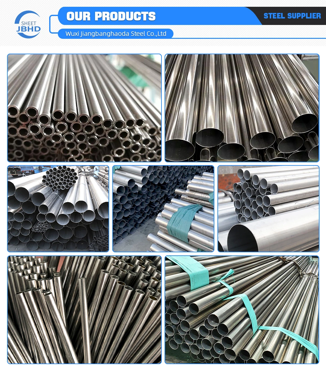 Ss Al Cu Smls Ms Titanium Alloy/Copper/Aluminum/Carbon Stainless Steel Seamless Tube Pipe 3&quot; Exhaust ERW Sch Sc 3 Inch 5 Gr1 Gr2 Gr5 Gr9 Round 304 310S 316 430