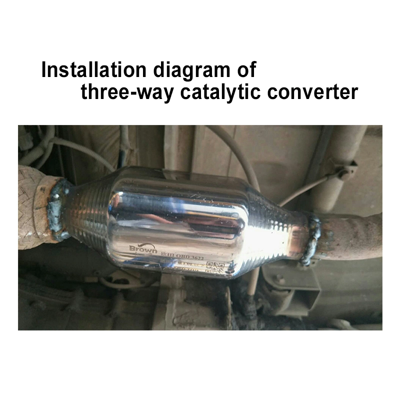 High Quality Three Way Vehicle Catalytic Converter with Exhaust