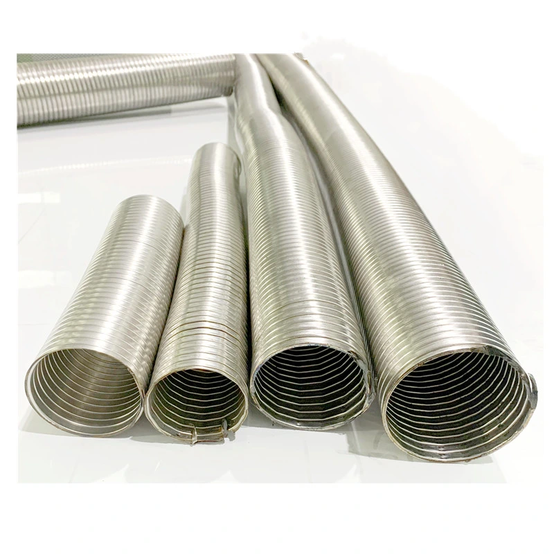 Stainless Steel Telescopic Tube Interlock Flexible Corrugated Hose Exhaust Pipe