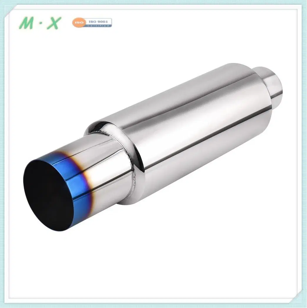 OEM Titanium Color Flexible Stainless Steel Car Muffler Exhaust Pipe/Tip