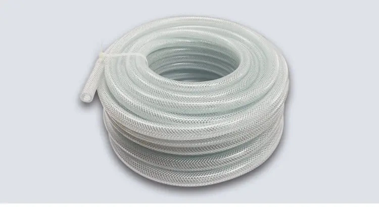 Flexible / Transparent 2inch PVC Clear Hose/PVC Fiber Braided Reinforced Water Hose Tube