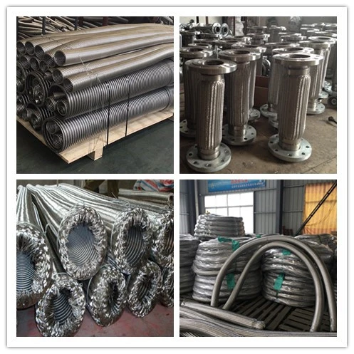 Stainless Steel Metal Corrugated Flexible Hoses/Flexible Pipe with Braiding