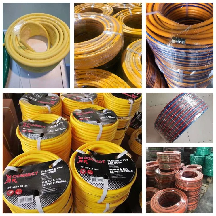 Various Sizes 100cm 1/2 Inch PVC Natural Gas Flexible Metal Hose Stainless Steel Flexible Hose Pipe for Water