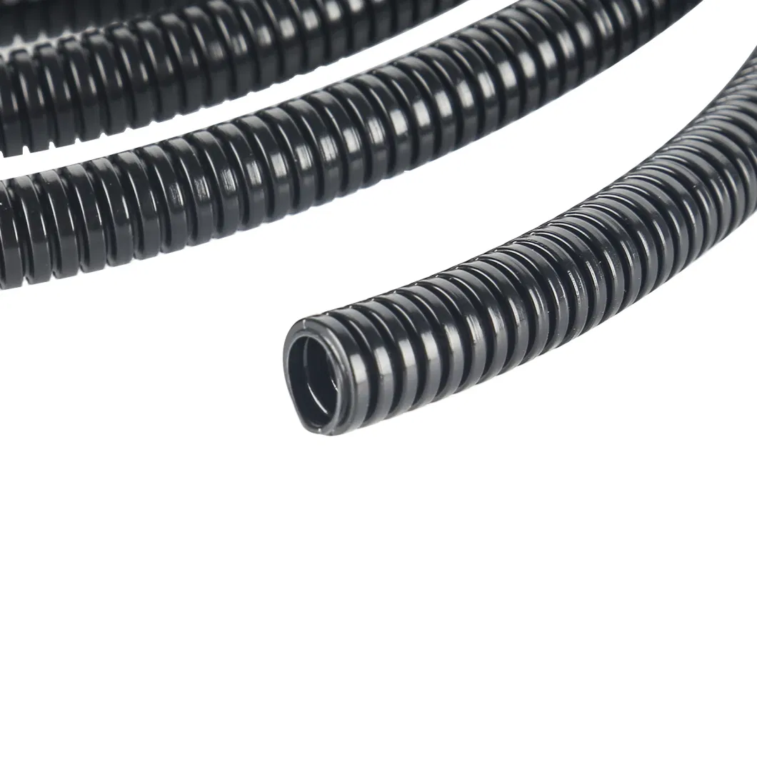 Customized Flexible PTFE Plastic Corrugated Hose Bellows Tube Pipe Convoluted Tube